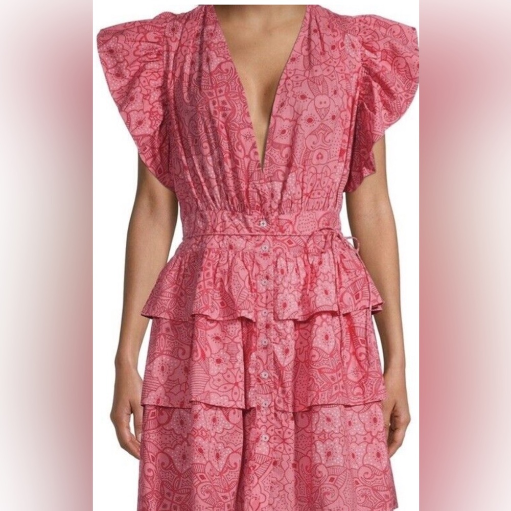 NWT Ro’s Garden Pink Hunan Dress in Medium